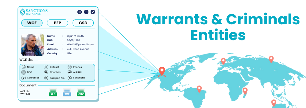 Warrants & criminal datasets